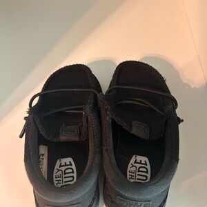Hey Dude Toddler Black Loafers